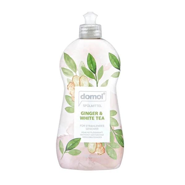 Domol Ginger & White Tea Dishwashing Detergent - 16.91 fl oz, Eco-Friendly, Concentrated Grease-Cutting Formula Domol Ginger & White Tea Dishwashing Detergent - Eco-Friendly & Effective dishwashing detergent, concentrated dish soap, eco-friendly cleaning products, ginger scented dish soap, white tea dish detergent, recyclable packaging cleaning products, household cleaning, dishwashing liquid, eco-friendly dish soap, cleaning supplies, kitchen essentials
