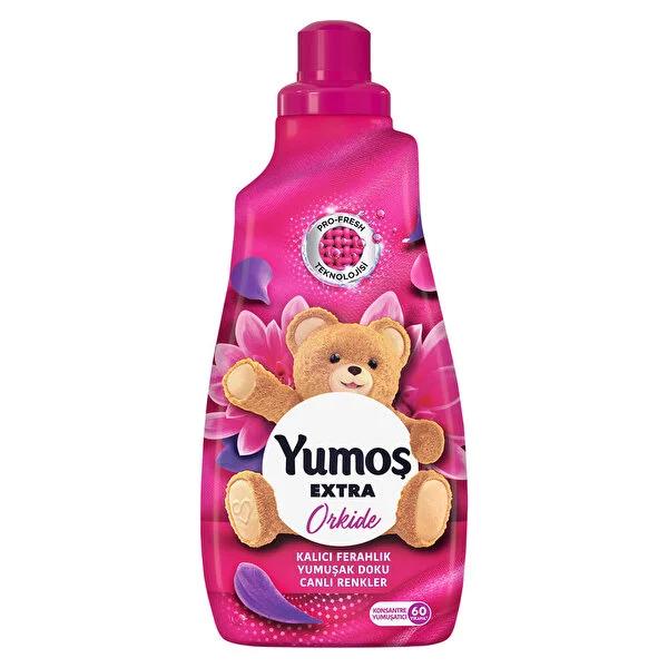 Yumoş Extra Concentrated Fabric Softener: Long-Lasting Orchid Scent, Color Protection, and Ultimate Softness - 48.62 fl oz Yumoş Orchid Fabric Softener: Long-Lasting Scent & Color Protection fabric softener, laundry softener, orchid scent fabric softener, long lasting fabric softener, color protection fabric softener, Yumoş fabric softener, concentrated fabric softener, best fabric softener, soft clothes, fabric care, clothes softening, laundry fragrance, orchid scent, color lock, pro-care technology, sensi
