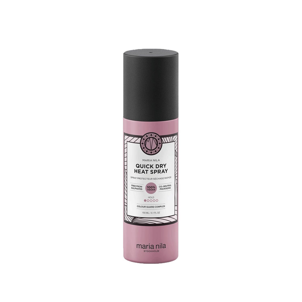 Maria Nila Quick Dry Heat Spray - 5.07 fl oz - Fast Hair Drying & Styling Spray for Long/Thick Hair Maria Nila Quick Dry Heat Spray - Fast Hair Drying hair dry spray, quick dry heat spray, Maria Nila, hair care product, styling spray, heat styling tool, long hair, thick hair, fast drying, styling efficiency, hair care, beauty products, cosmetics
