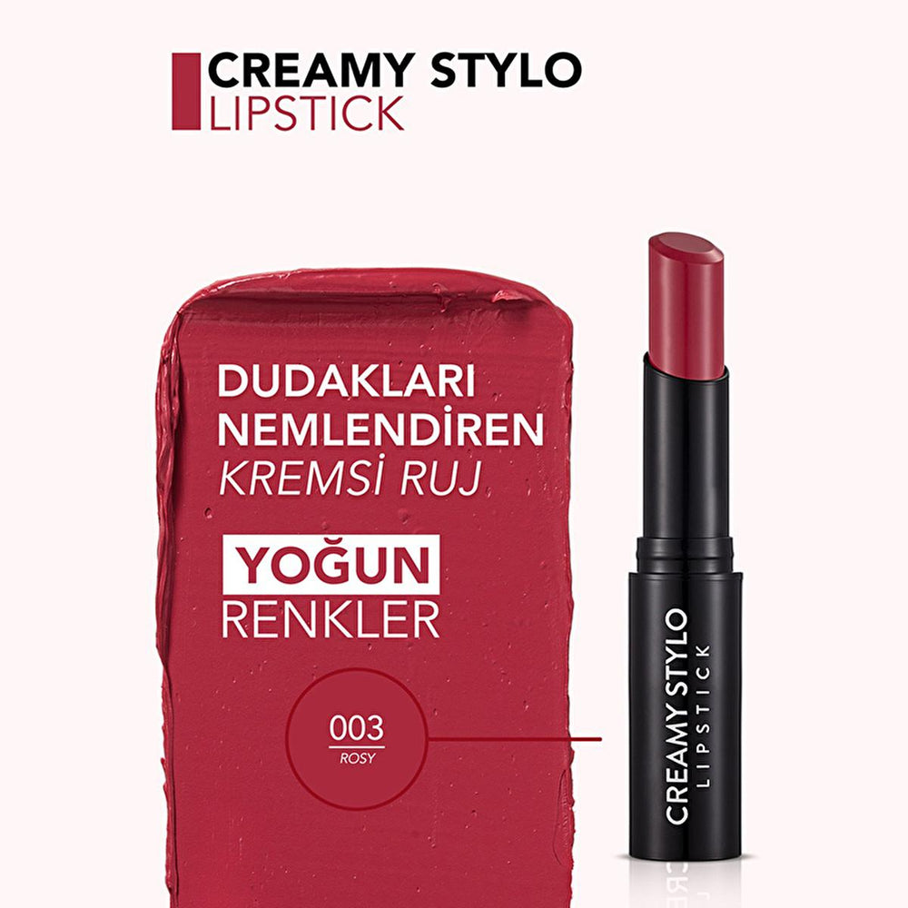 Flormar Creamy Stylo Lipstick - Moisturizing, Long-Lasting Color for Lips - view 3