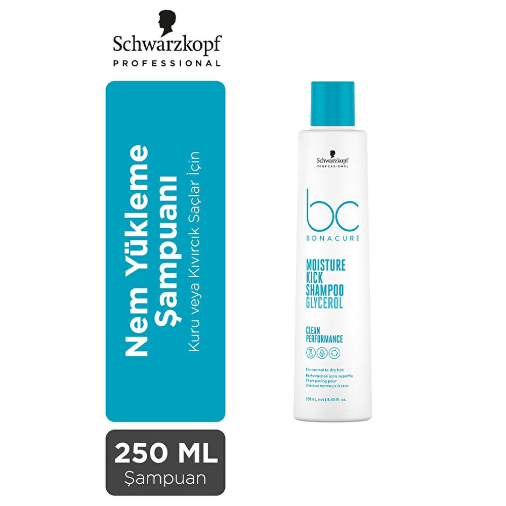 Bonacure Moisturizing Shampoo for Dry, Curly Hair - Sulfate-Free, Vegan, 8.45 fl oz - view 7
