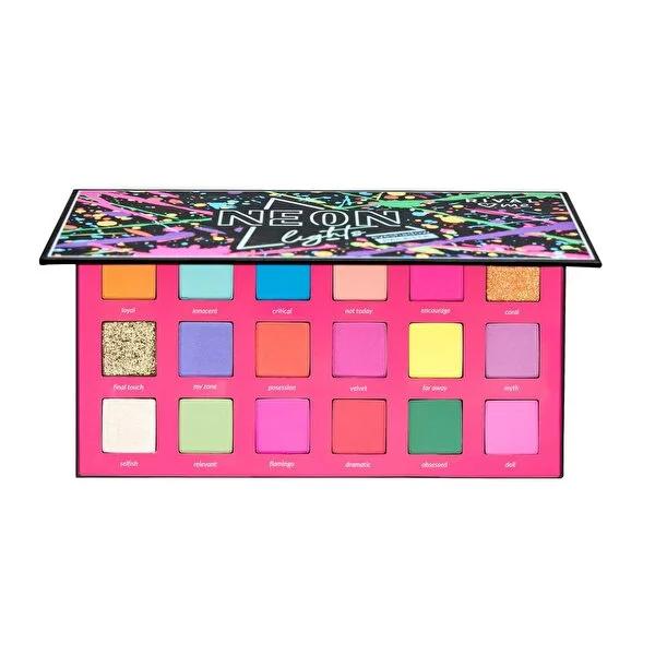 Rival Loves Me Far Paleti No.08 Neon Lights Eyeshadow Palette - 18 Shades for Creative Makeup Looks Rival Loves Me Neon Lights Eyeshadow Palette - 18 Creative Shades eyeshadow palette, makeup palette, cosmetic eyeshadow, compact eyeshadow, Neon Lights eyeshadow, makeup essentials, eyeshadow collection, beauty products, cosmetic products, makeup for women, makeup gifts, eyeshadow for everyday use, glamorous makeup looks, makeup artistry
