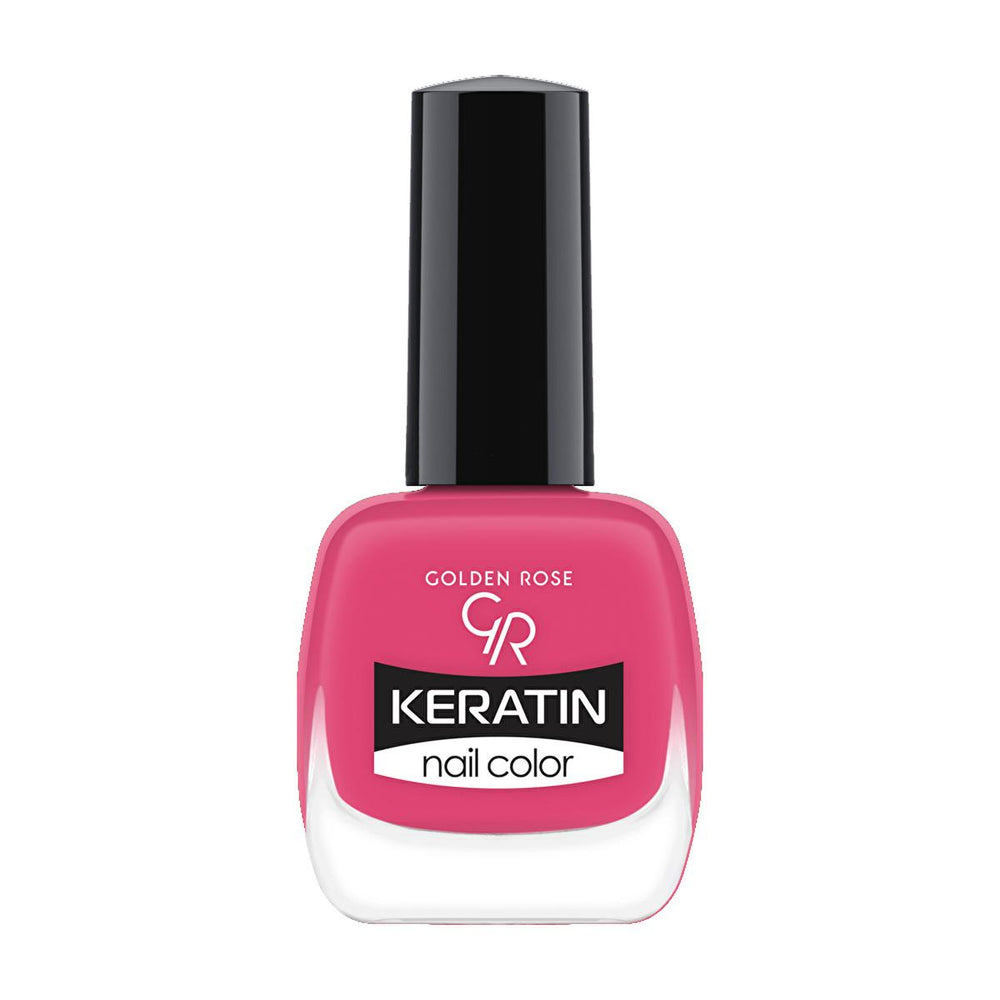 Golden Rose Keratin Nail Polish - Long Lasting Nail Color with Nourishing Keratin Formula - Nail Polish