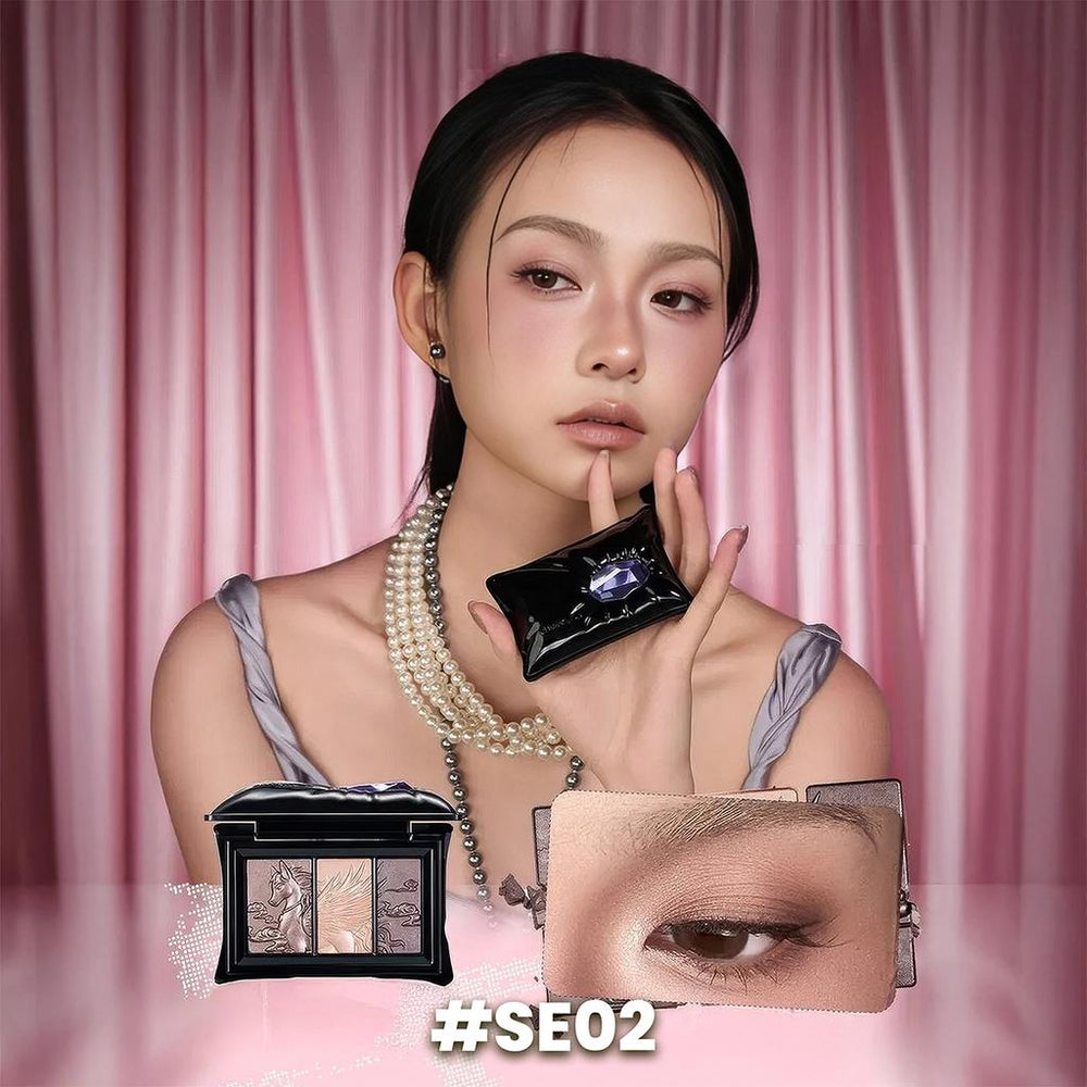 Cheeryep Pillow Gem Eye Shadow Palette SE02 Chill Moonlight