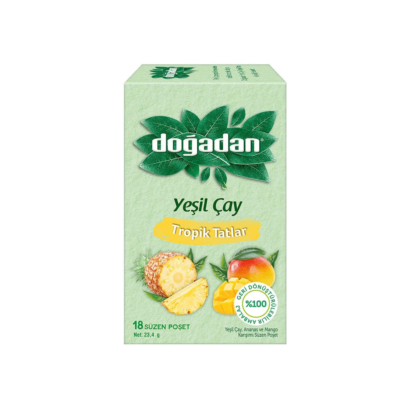 Dogadan Tropical Green Tea with Exotic Fruits 18 Bags
