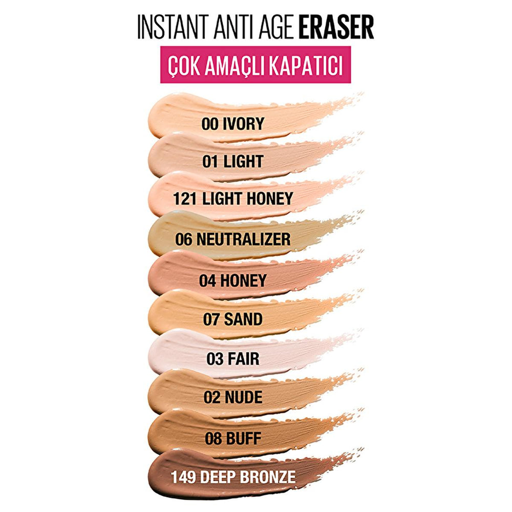Maybelline Instant Anti Age Eraser High Coverage Concealer - Brightens, Contours, and Covers Imperfections - view 4