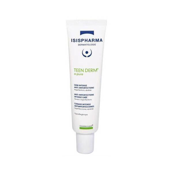 Isis Pharma Teen Derm A-Pure Purifying Gel-Cream for Teenage Skin with Salicylic Acid - 30ml - Acne Treatment