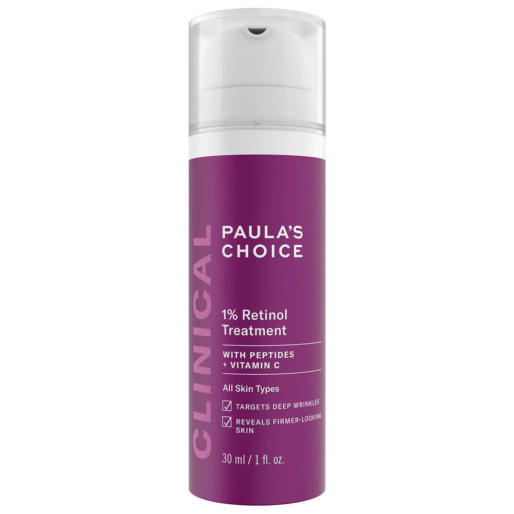 CLINICAL Anti-Aging 1% Retinol Treatment: Wrinkle Reduction, Skin Firming, & Pore Minimizing Cream with Peptides & Vitamin C CLINICAL 1% Retinol Treatment: Anti-Aging, Wrinkle Reduction! anti-aging retinol treatment, 1% retinol cream, wrinkle reduction cream, skin firming treatment, retinol with peptides, vitamin C retinol, fine lines and wrinkles, pore minimizing cream, cruelty free retinol, retinol for sensitive skin, anti-aging, retinol treatment, wrinkle reduction, skin firming, pore minimizing, peptide