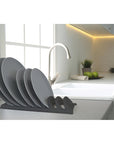 Decobella 8-Compartment BPA-Free Polypropylene Plate - Dishwasher Safe Multi-Compartment Dinnerware for Organized Meal