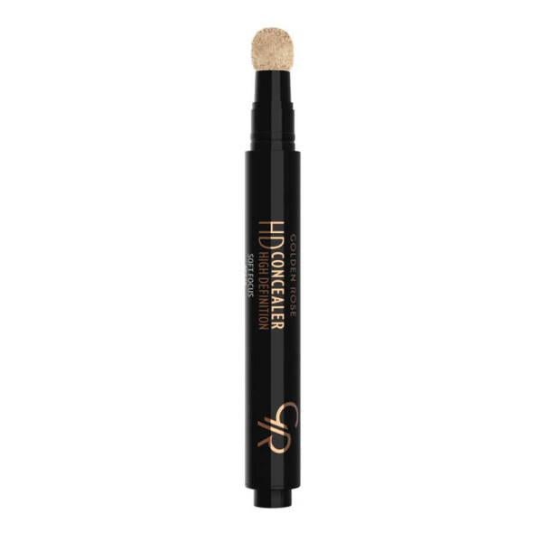 Golden Rose HD Concealer: Soft Focus, SPF 15 & Light Reflecting for Flawless, Bright Under-Eye & All-Day Sun Protection Golden Rose HD Concealer: SPF 15, Soft Focus, Brightening HD Concealer, Soft Focus Concealer, SPF 15 Concealer, Golden Rose Concealer, Light Reflecting Concealer, Brightening Concealer, Flawless Finish Concealer, HD Makeup, Concealer for dark circles, Concealer with sun protection, concealer, makeup, cosmetics, beauty, flawless complexion, light-reflecting makeup, sun protection, high-defi