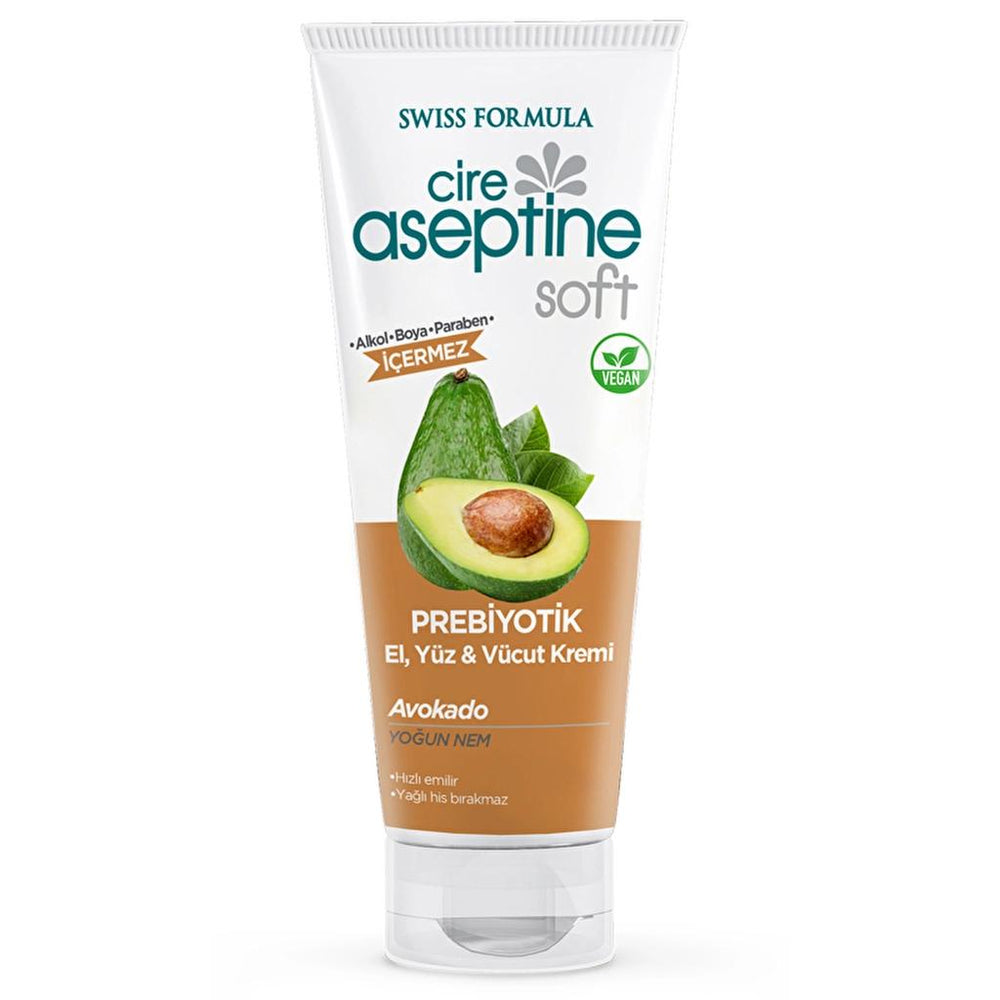 Cire Aseptine Soft Avocado Prebiotic Moisturizing Cream 75ml