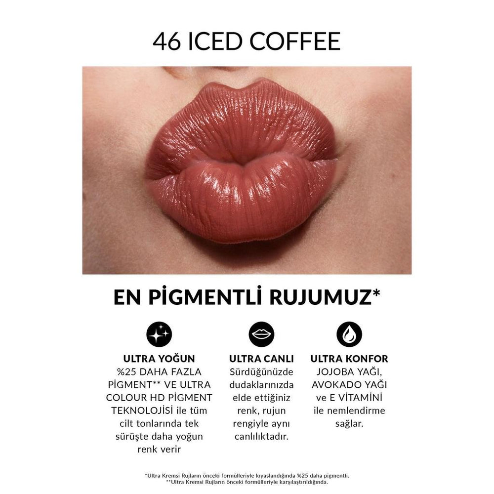 Avon Ultra Creamy Lipstick in 46 Iced Coffee 3.6g