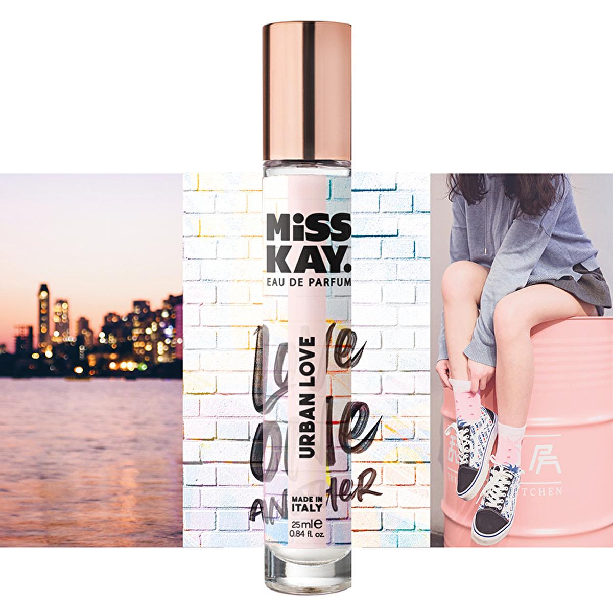 Miss Kay Women's Perfume - Urban Love EDP 25ml, Long-Lasting Floral & Fruity Fragrance for the Confident Woman Miss Kay Urban Love EDP - Long Lasting Women's Perfume Women's Perfume, EDP, Miss Kay Urban Love, 25 ml, Fragrance for women, Floral and fruity perfume, Long-lasting fragrance, Perfume for confident women, Urban love perfume, Miss Kay perfume, Eau de Parfum