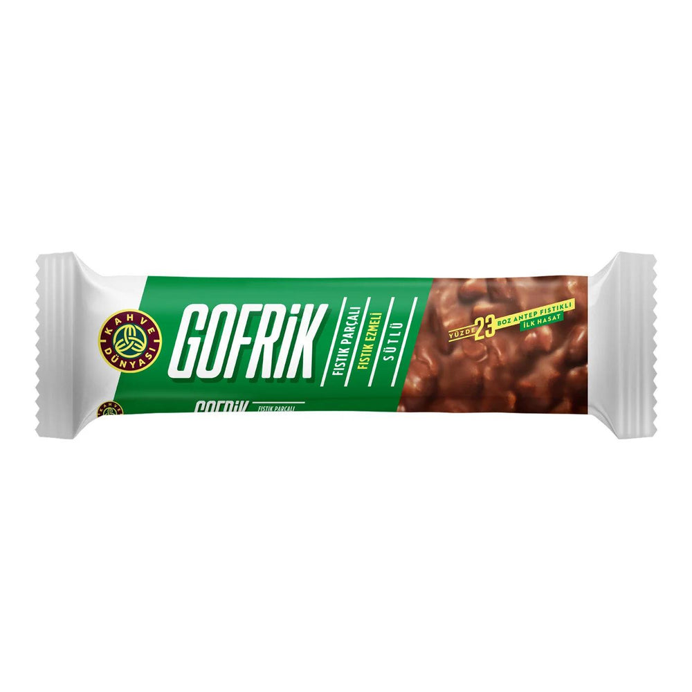 Kahve Dunyasi Milk Chocolate Wafer with Pistachio 33g