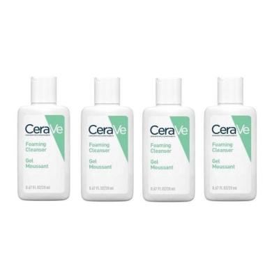 CeraVe Foaming Cleanser - 4 Pack | 20ml Each - Cleanser