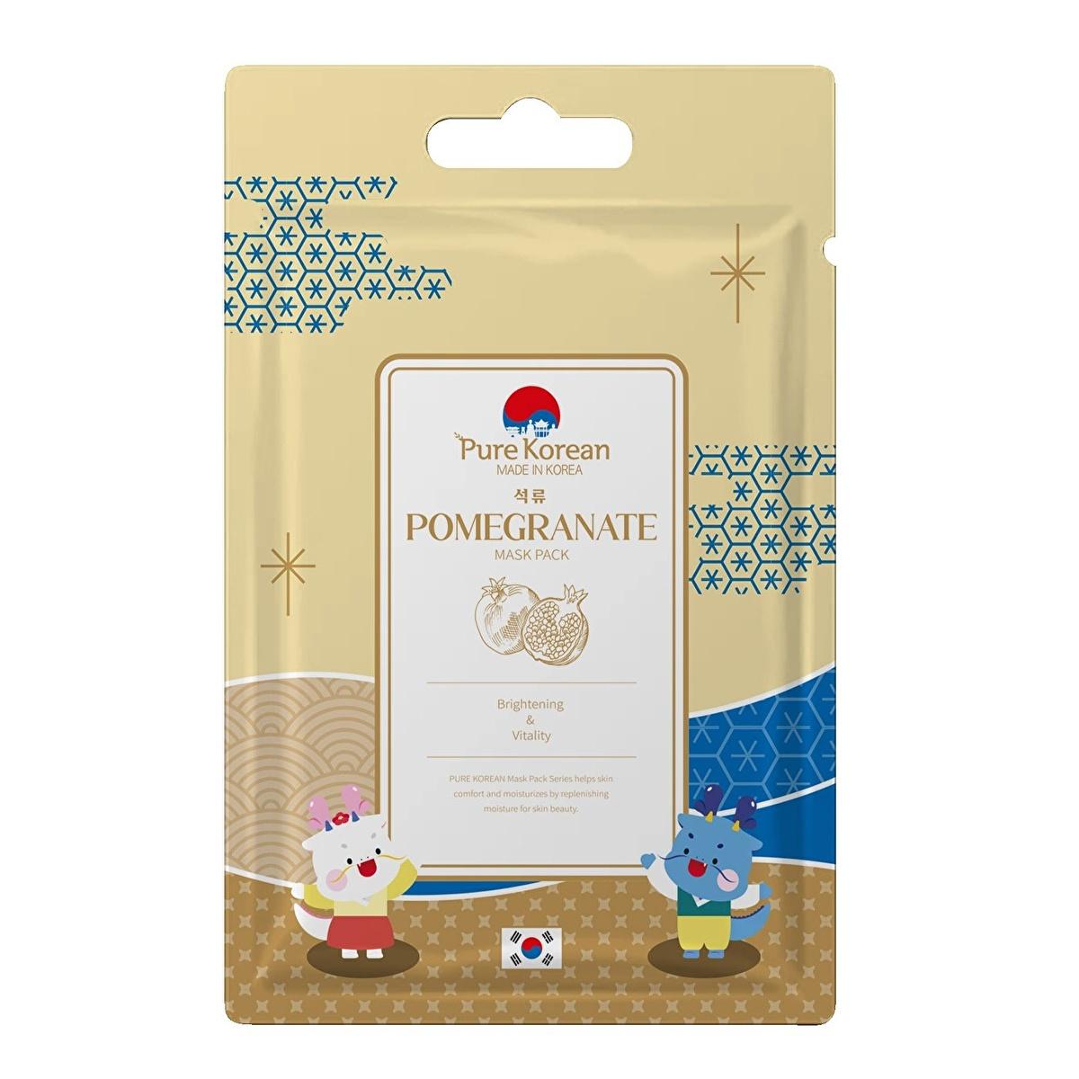 Pure Korean Pomegranate Face Mask by Pure Korean - Hydrating & Brightening Skincare - image 2