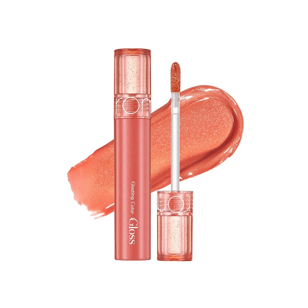 rom&amp;nd Glasting Color Gloss High-Shine Lip Gloss 10 Apricot Sparkle