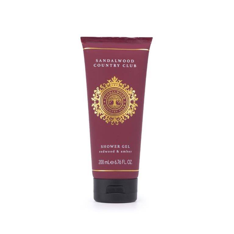 Sandalwood Country Club Redwood &amp; Amber Shower Gel 200 ml