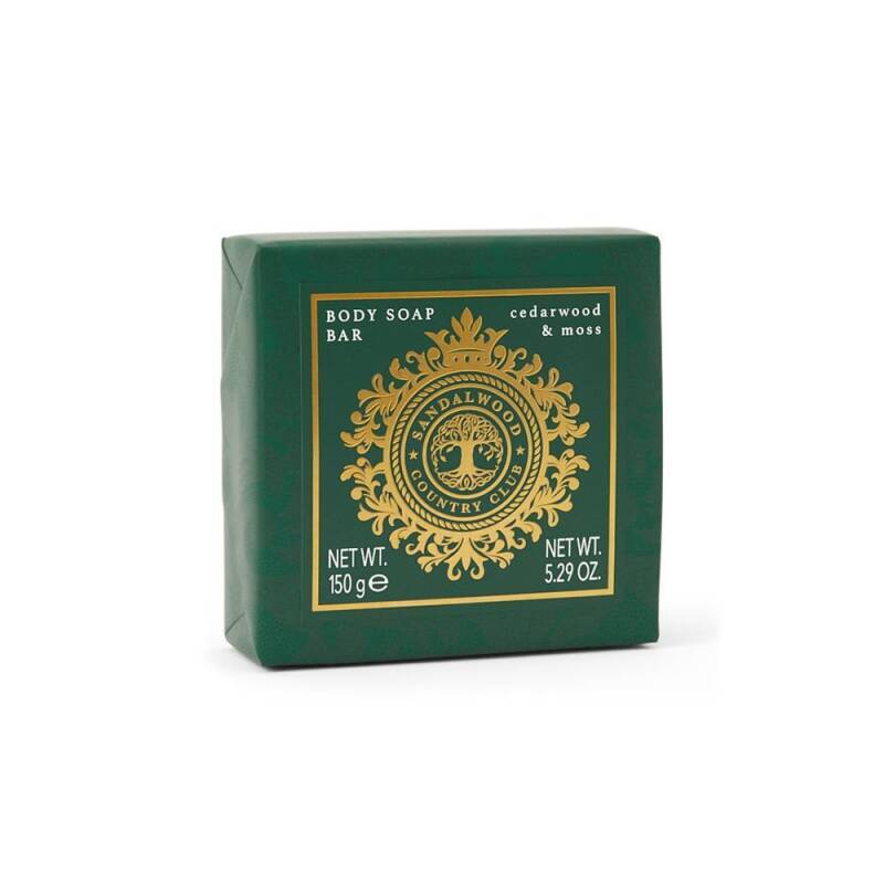 Sandalwood Country Club Cedarwood &amp; Moss Soap Bar 150g