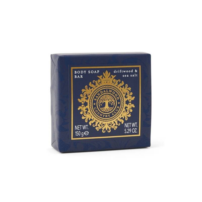 Sandalwood Country Club Driftwood &amp; Sea Salt Soap Bar 150g