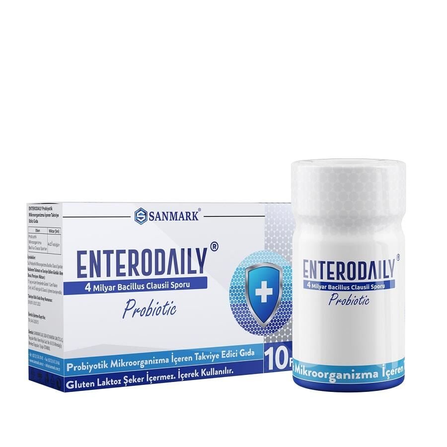Sanmark Enterodaily Adult Probiotic Bacillus Clausii 10 Vials