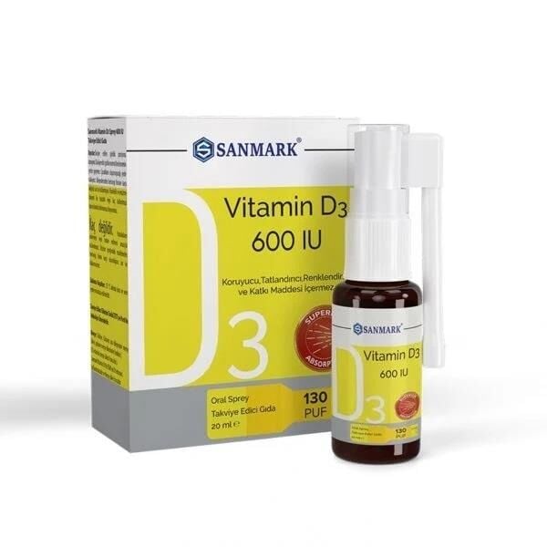 Sanmark Vitamin D3 600IU Daily Support Spray 20 ml