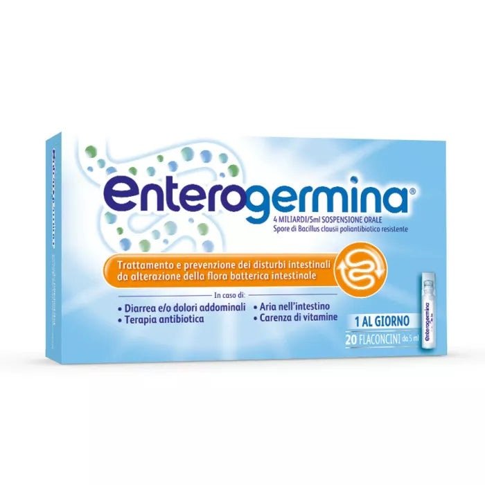 Enterogermina Adult 20 Vials box front