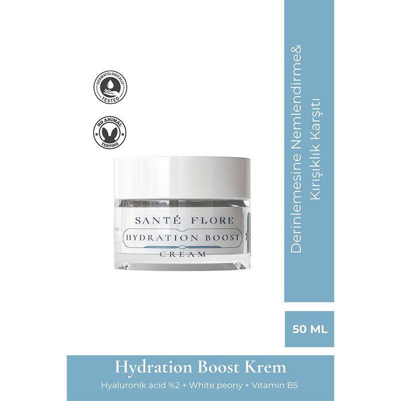Sante Flore Moisturizing and Plumping Cream with Hyaluronic Acid 50 ml