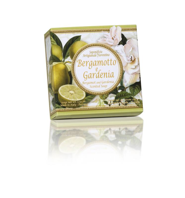 Saponificio Artigianale Fiorentino Bergamot &amp; Gardenia Soap 100g
