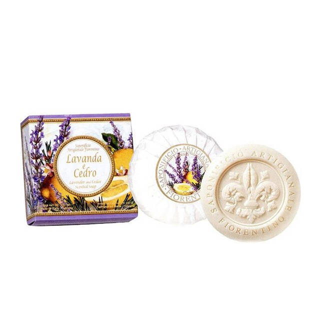 Saponificio Artigianale Fiorentino Lavender &amp; Cedar Soap 100g