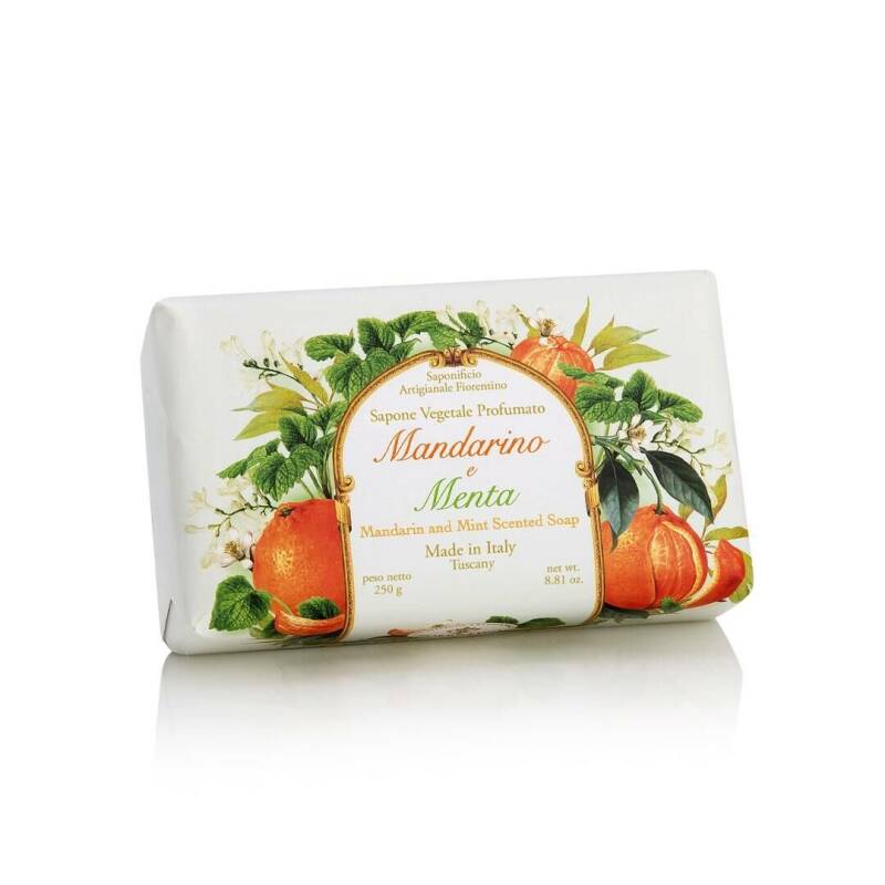Saponificio Artigianale Fiorentino Tangerine &amp; Mint Soap 250g