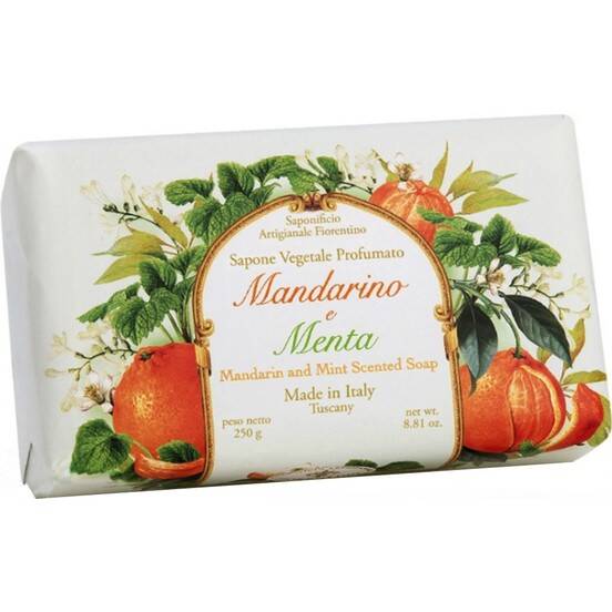 Saponificio Artigianale Fiorentino Tangerine &amp; Mint Soap 250g