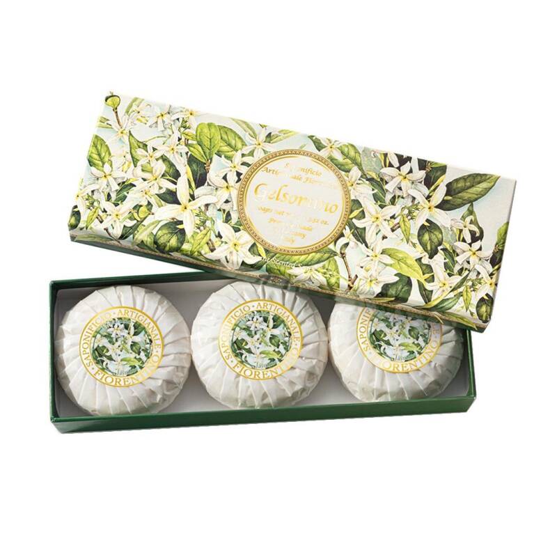 Saponificio Artigianale Fiorentino Jasmine Soap Set 3x100g