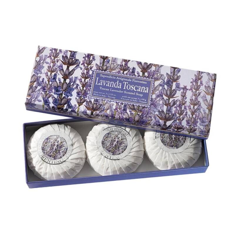 Saponificio Artigianale Fiorentino Lavender Soap Set 3x100g