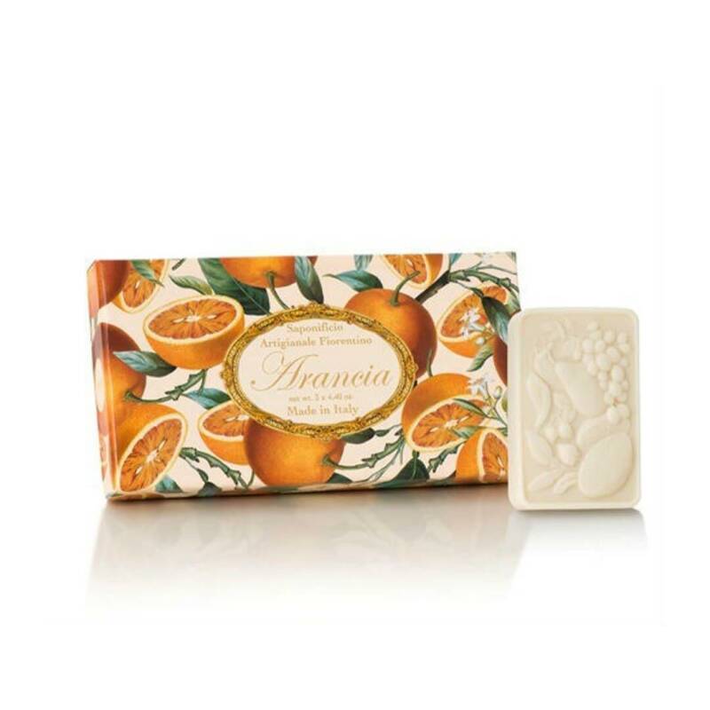 Saponificio Artigianale Fiorentino Orange Soap Set 3 x 125g
