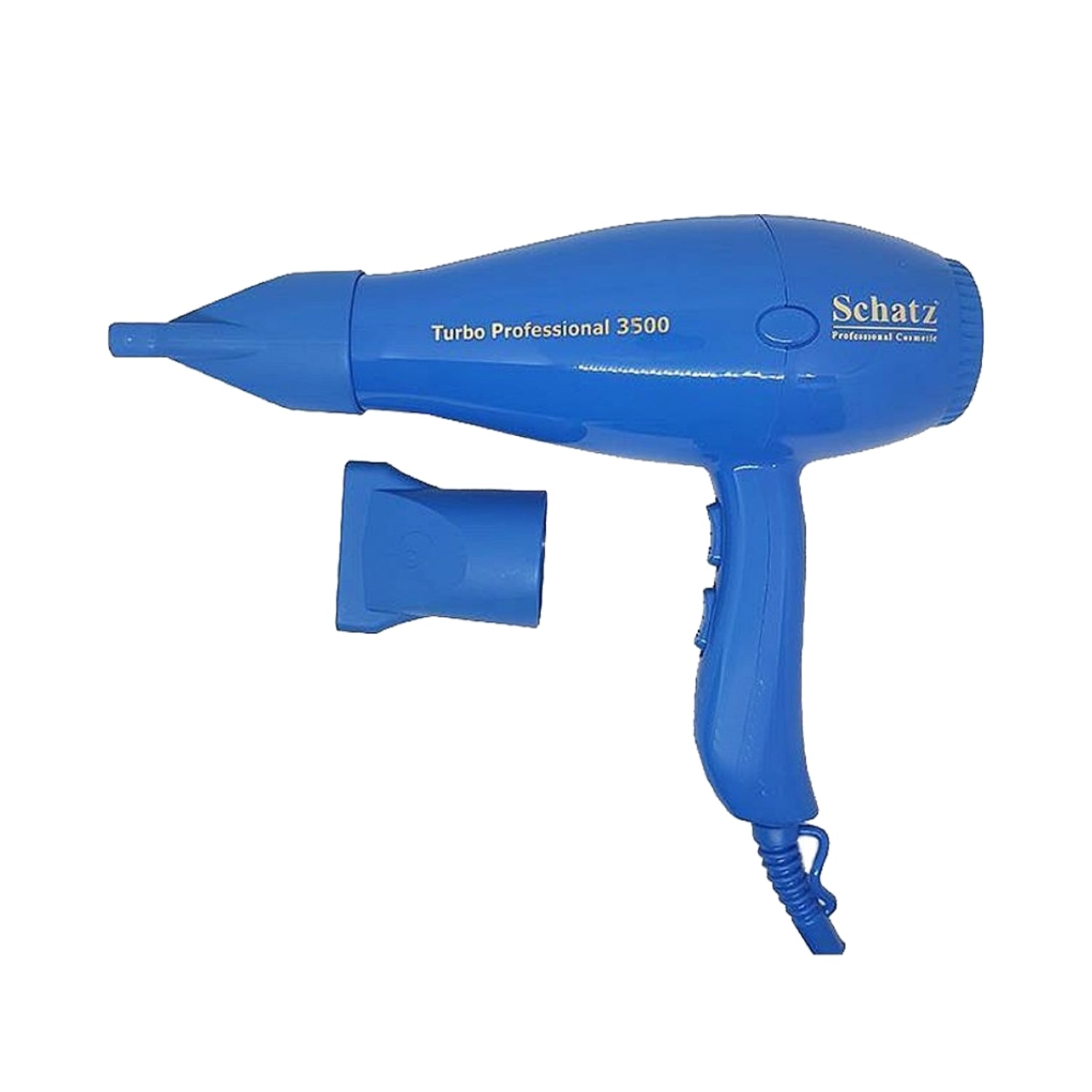 Schatz Professional Turbo Hair Dryer 2400W - Blue | Lightweight Design - Image #1