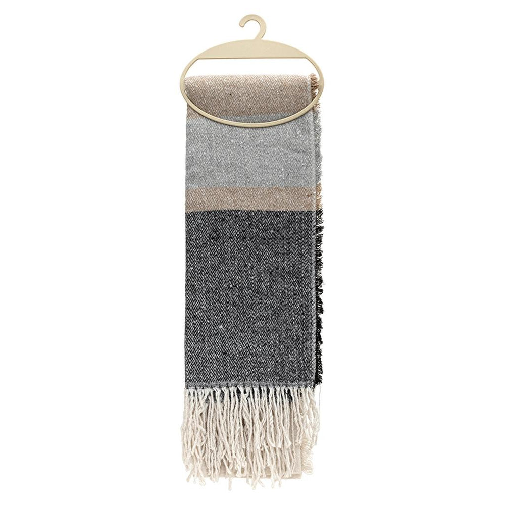 Eklips Black & Beige Scarf - Soft Winter Wrap