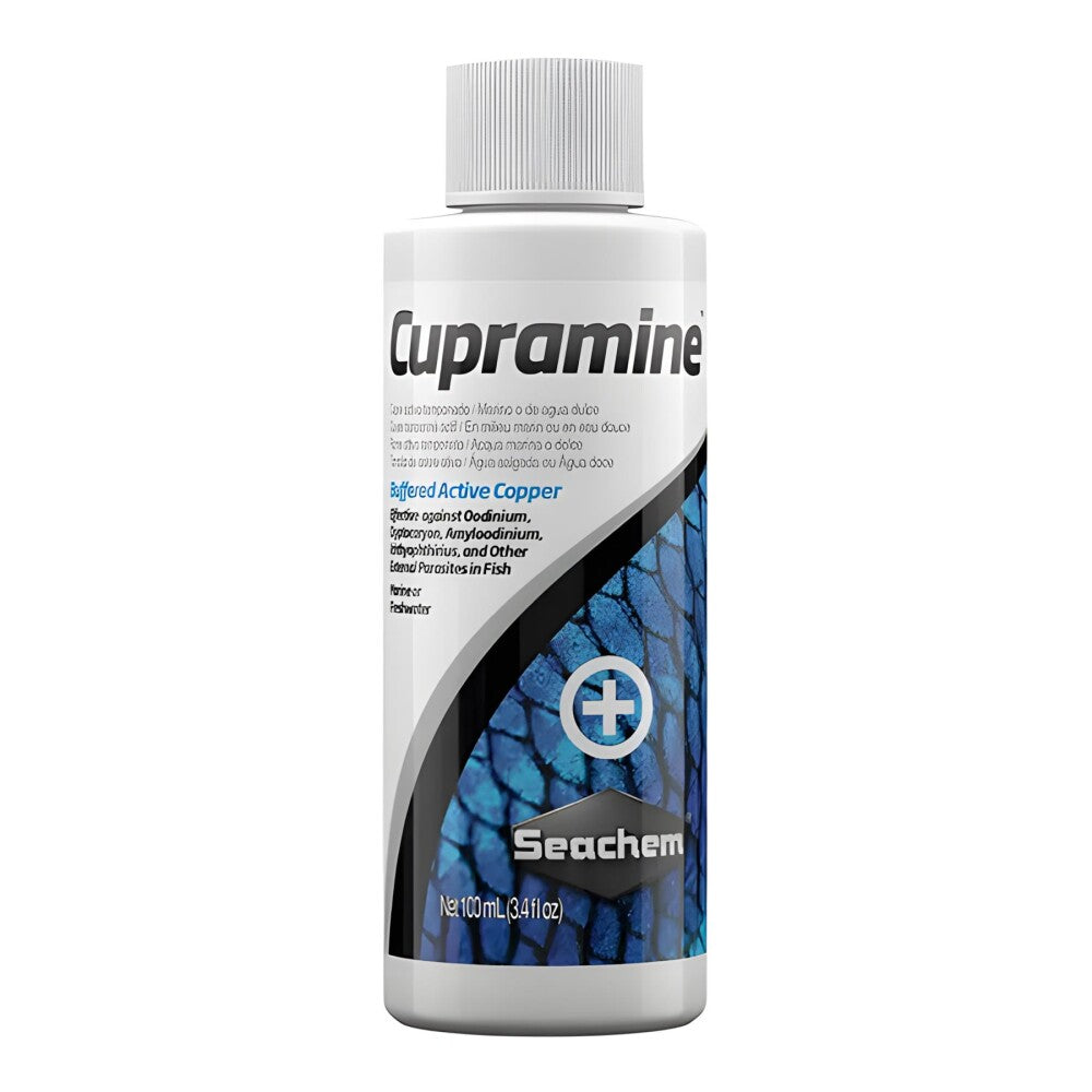 Seachem Cupramine Copper Aquarium Treatment 100 ml
