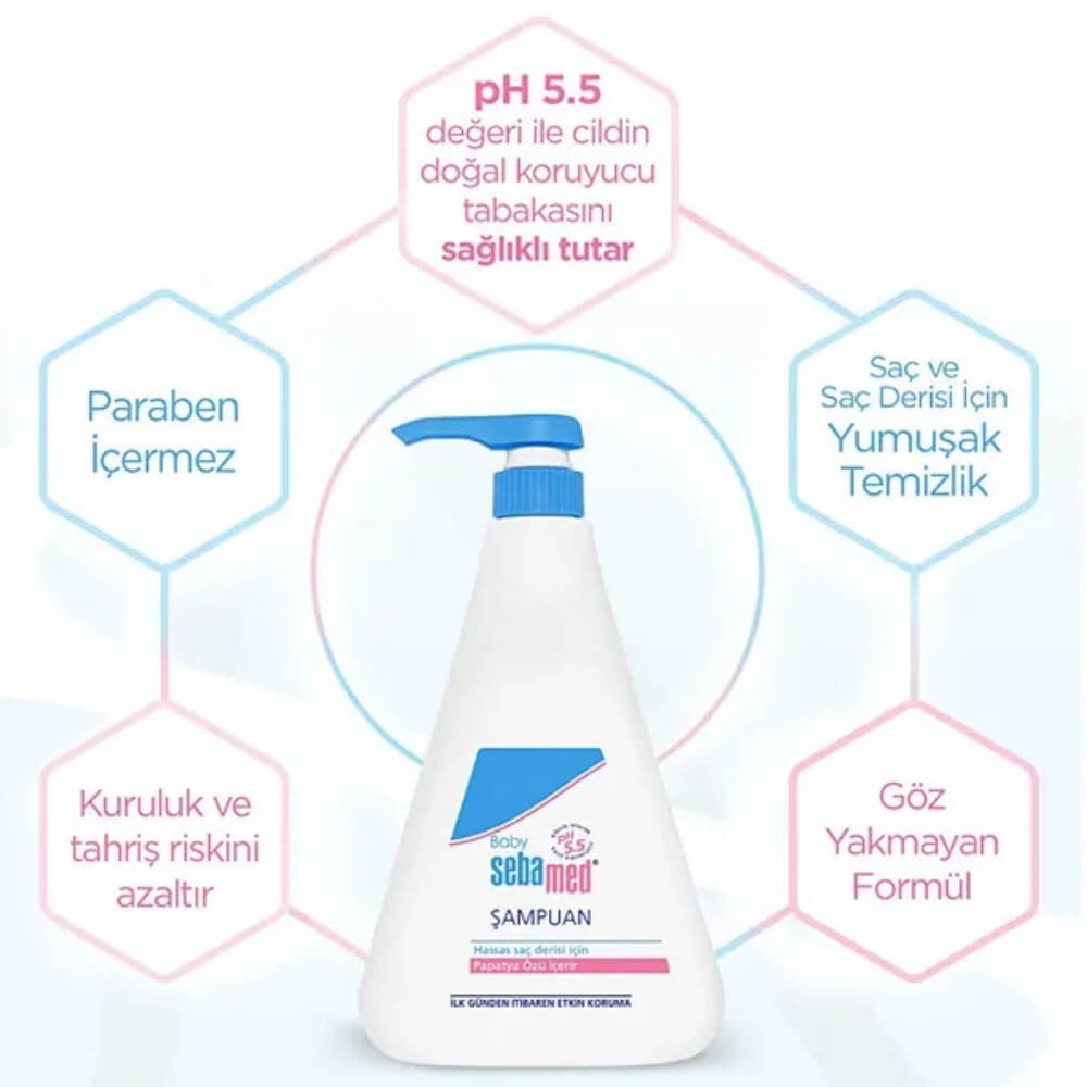 Sebamed Baby Shampoo Gentle Cleansing Formula 750ml