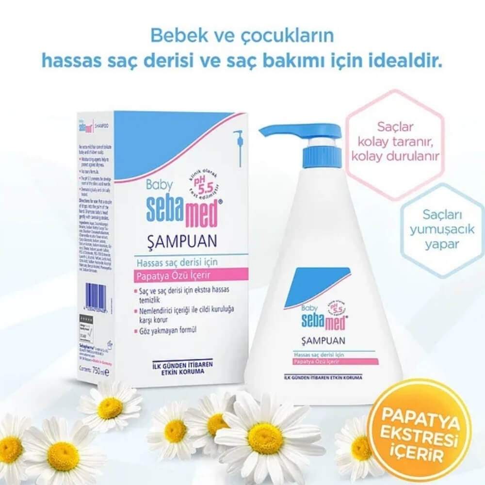 Sebamed Baby Shampoo Gentle Cleansing Formula 750ml