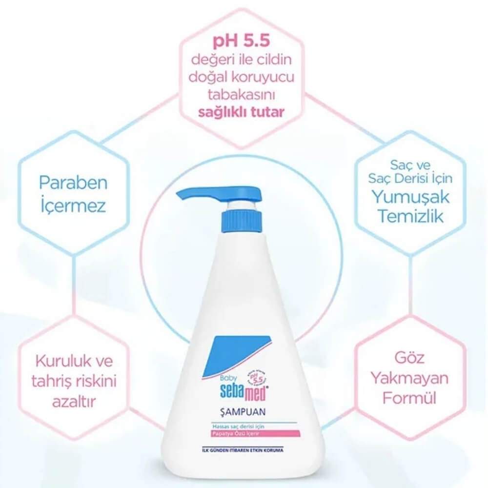 Sebamed Baby Shampoo Gentle Cleansing Formula 750ml