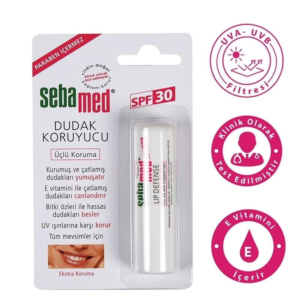 Sebamed Lip Defense SPF 30 Tinted Lip Balm 4.8g