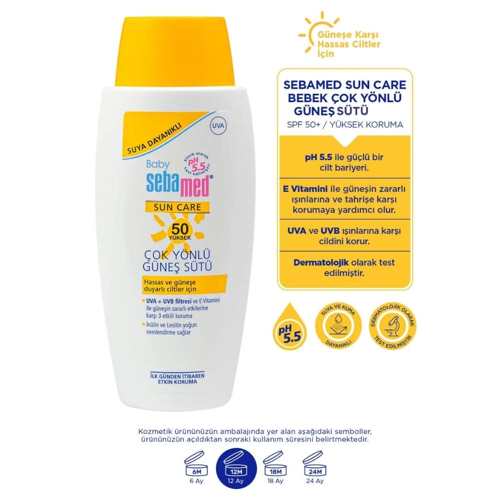 Sebamed Sun Baby SPF 50 Sun Milk for Sensitive Skin 100 ml