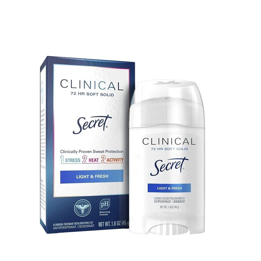 Secret Clinical Strength Light & Fresh Antiperspirant 45g