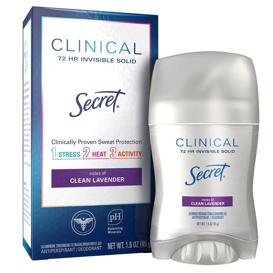 Secret Clinical Strength Lavender Antiperspirant & Deodorant 45g