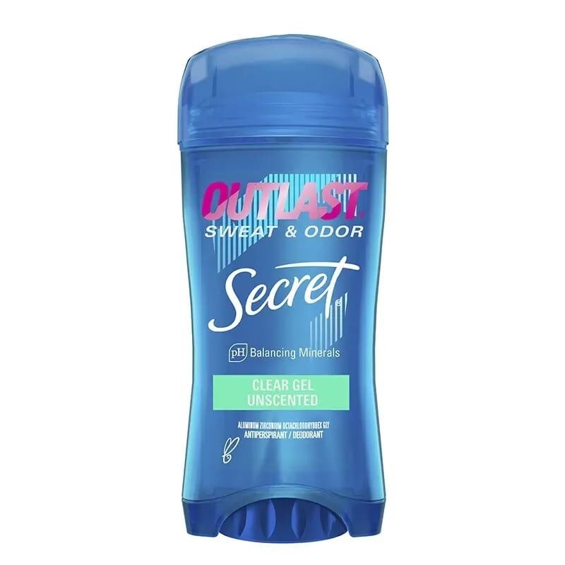 Secret Outlast Unscented Gel Deodorant 48-Hour Protection 73g