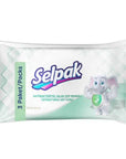 Selpak Hygienic Pocket Wet Wipes for Clean Skin 3-Pack