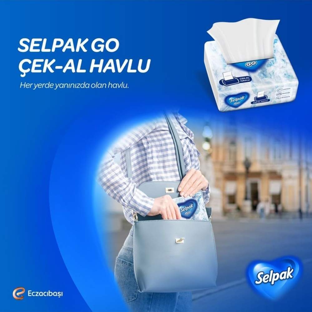 Selpak Go Pull &amp; Use Paper Towels 50 Sheets