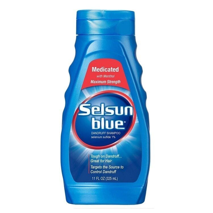 Selsun Blue Medicated Menthol Shampoo for Dandruff Control 325ml