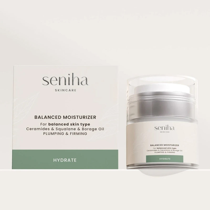 Seniha Skincare Balanced Moisturizer Hydrating Cream 50 ml